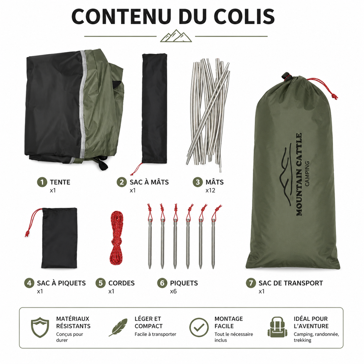 Tente solo ultra légère