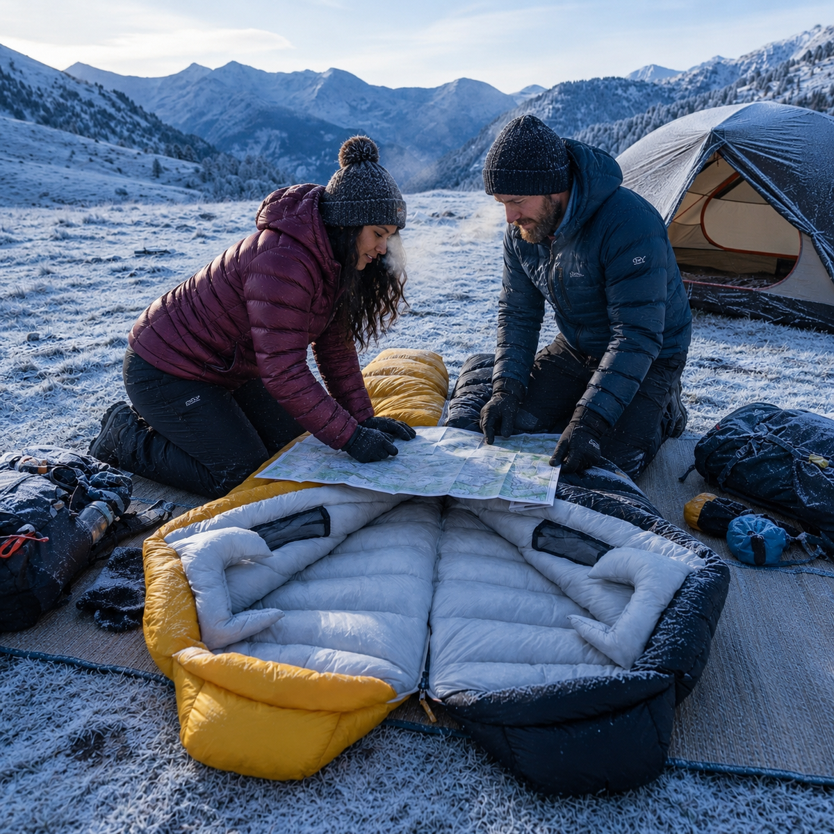 Sac de couchage pour grand froid