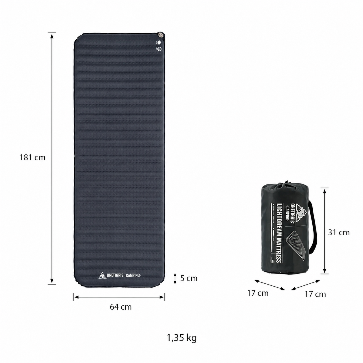 Matelas autogonflant trek