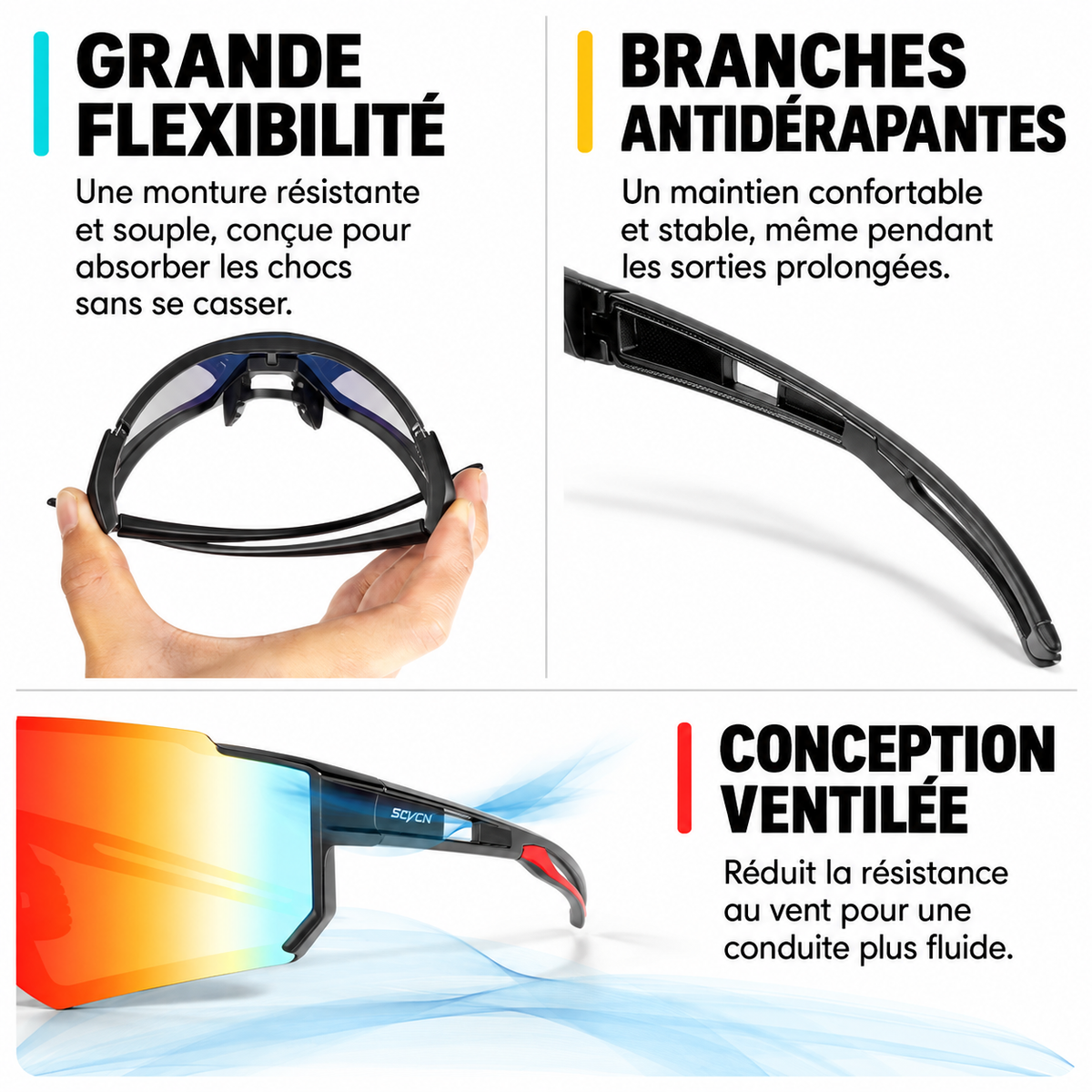 Lunettes pour vélo