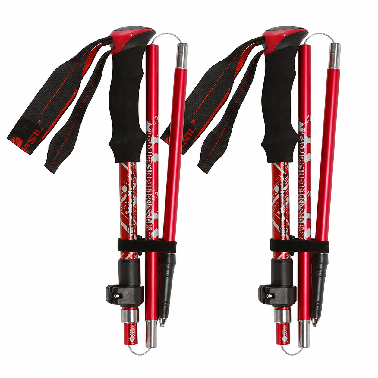 Bâton de marche pliable