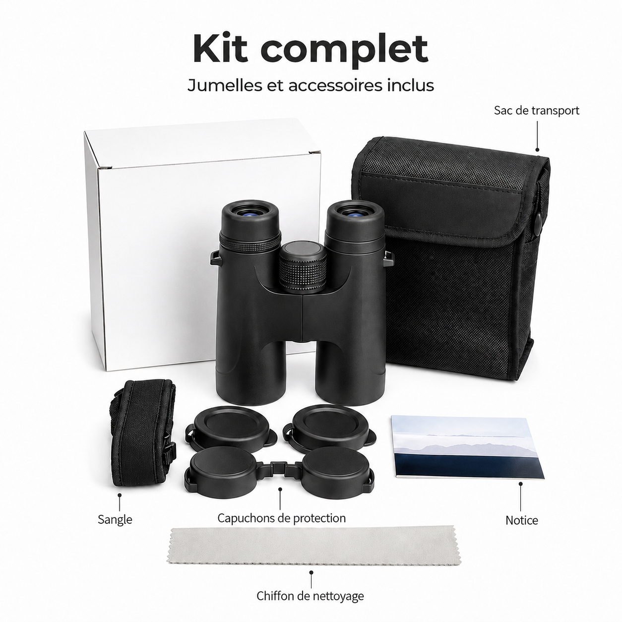 Jumelles compactes 10x42