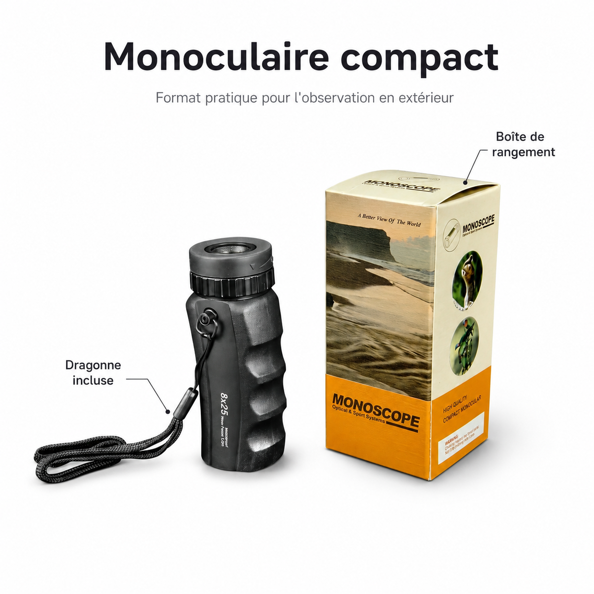 Monoculaire de poche