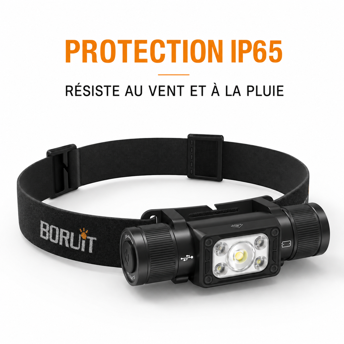 Lampe frontale puissante