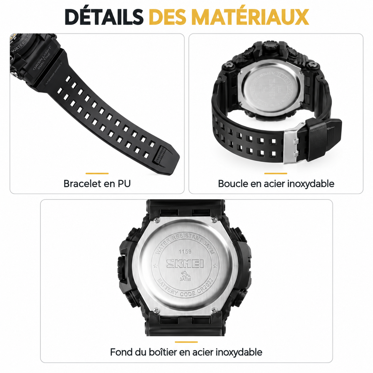 Montre militaire homme