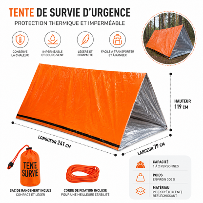 Tente de survie