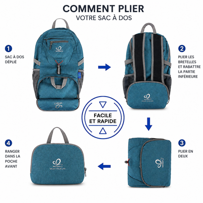 Sac à dos pliable voyage