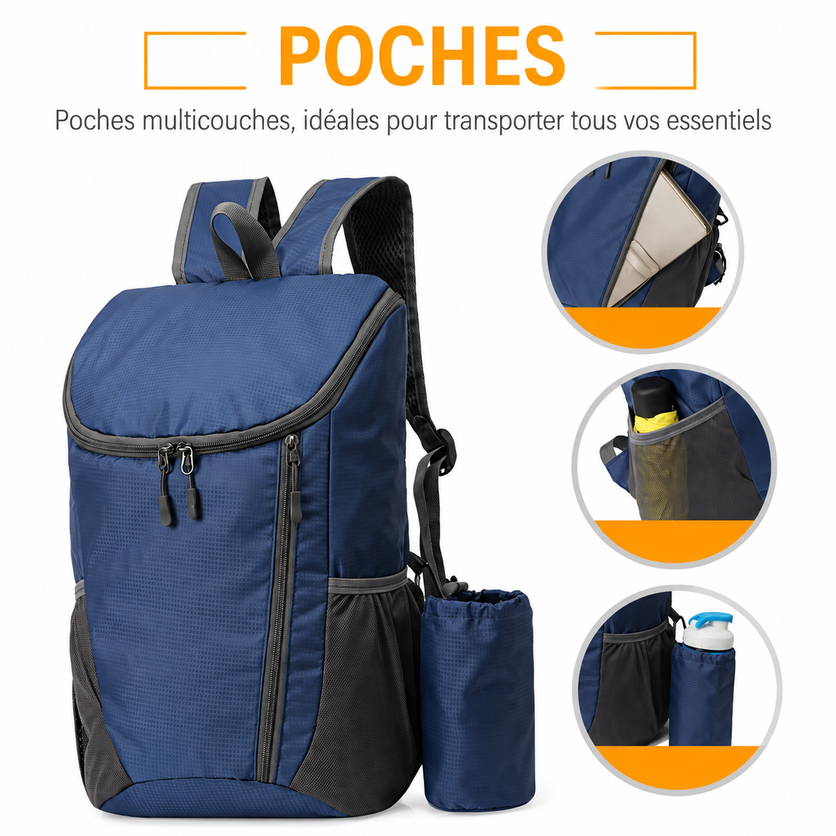 Sac à dos ultra léger pliable