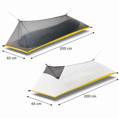 Tente bivouac 1 place ultra légère