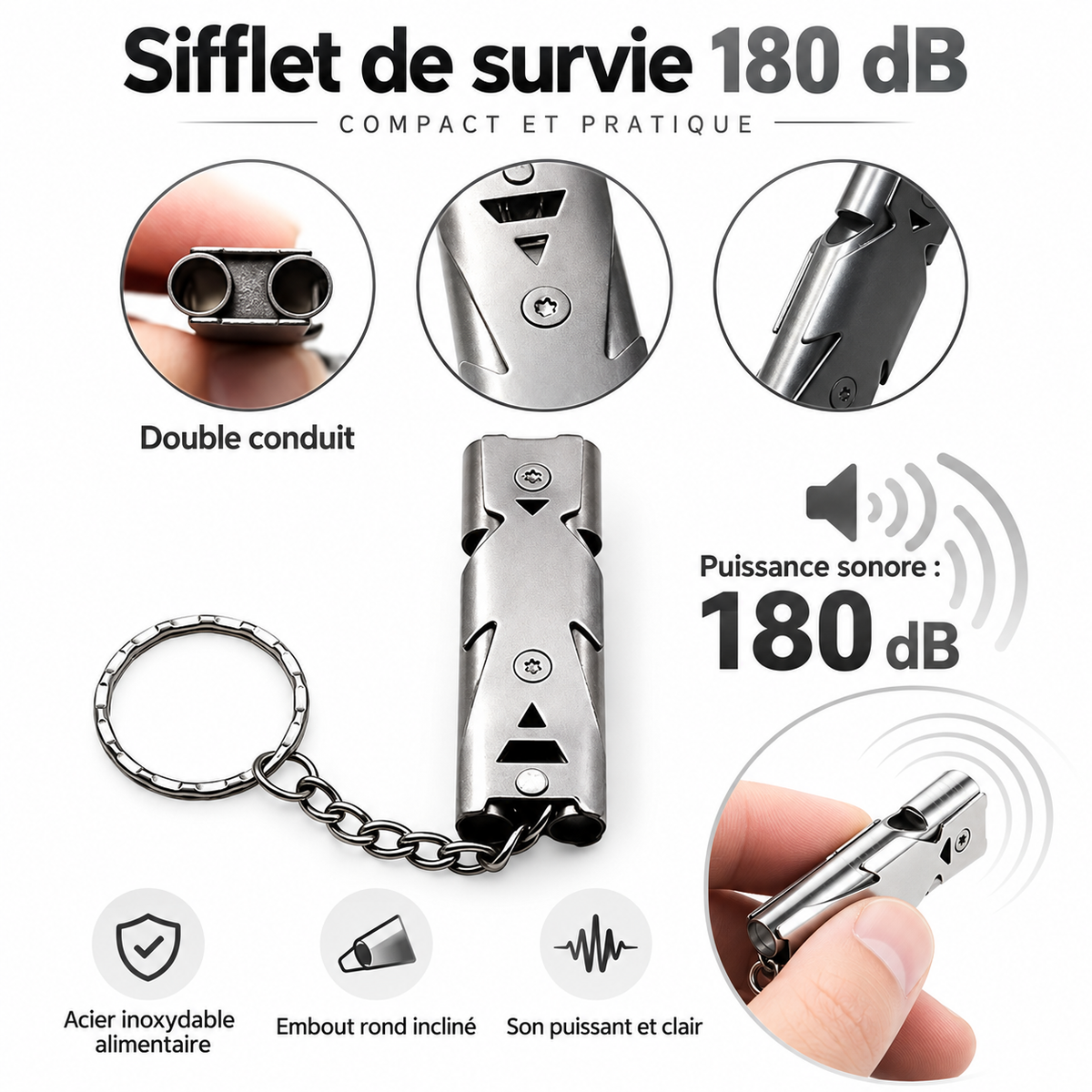 Sifflet puissant
