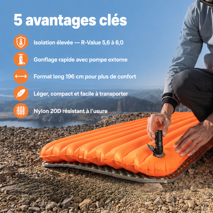 Matelas trekking 4 saisons