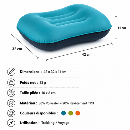 Coussin gonflable de plage