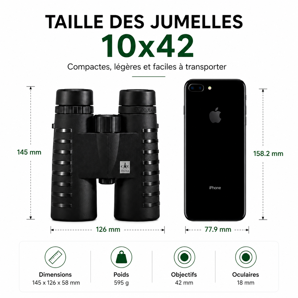 Jumelles 10x42