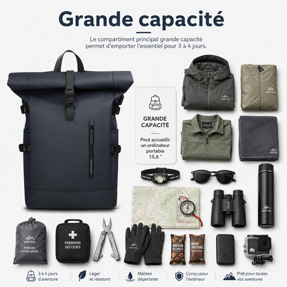 Sac à dos imperméable femme