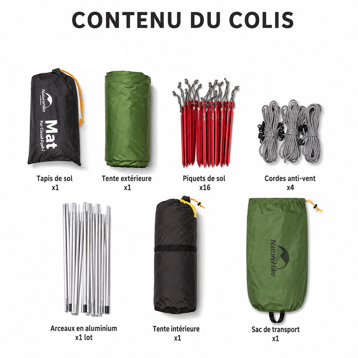 Tente 2 places bivouac