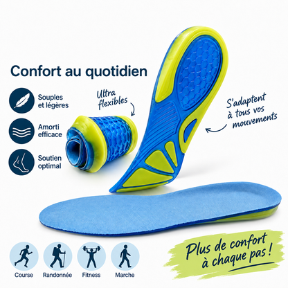 Semelles gel silicone