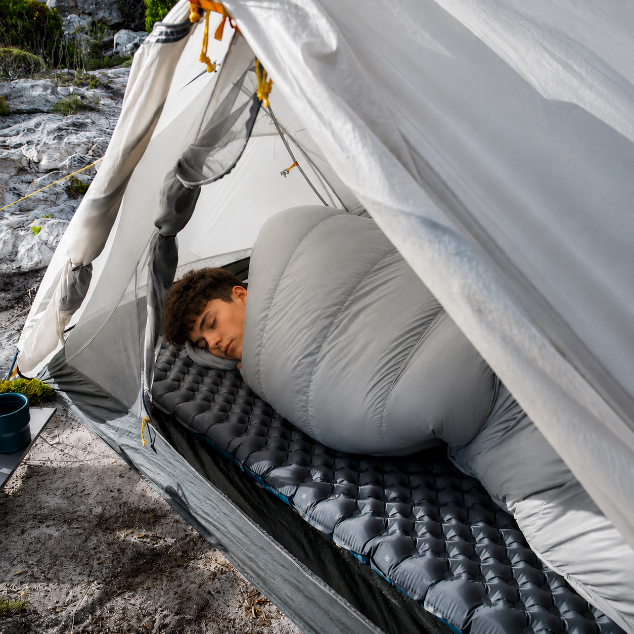 Petit matelas gonflable