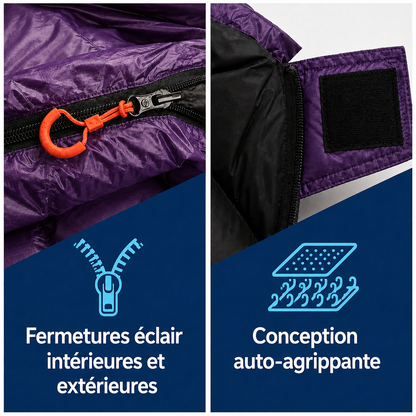 Sac de couchage en duvet d'oie