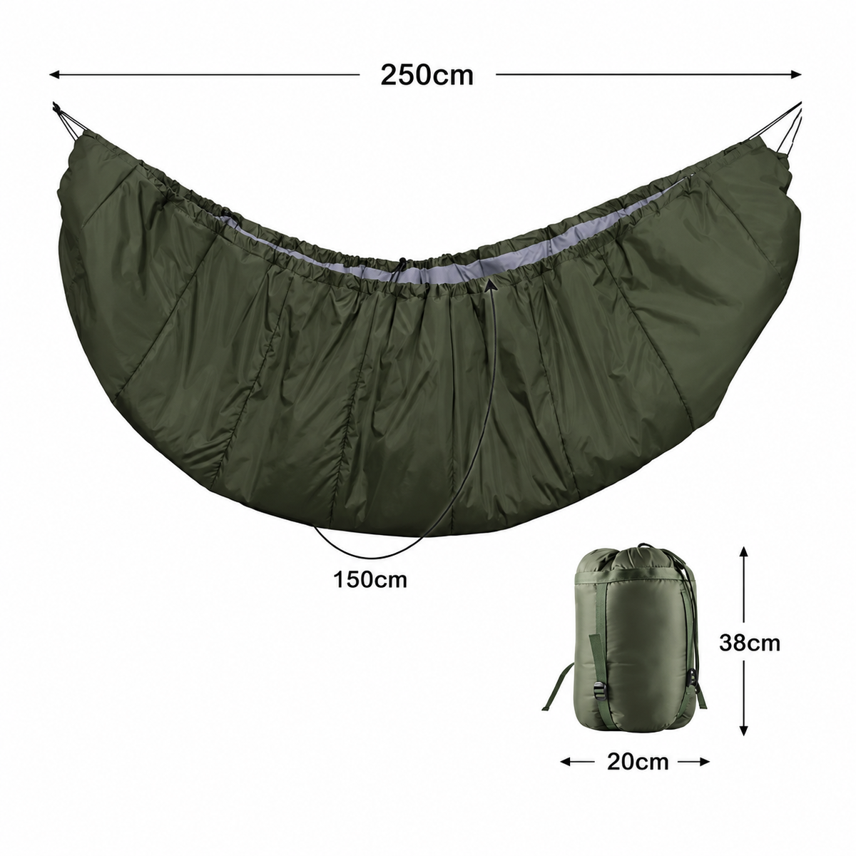 Bivouac hamac hiver