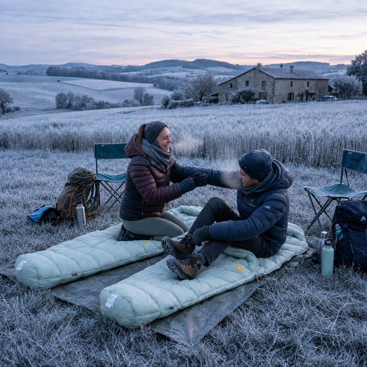 Sac de couchage grand froid ultra léger
