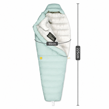 Sac de couchage grand froid ultra léger