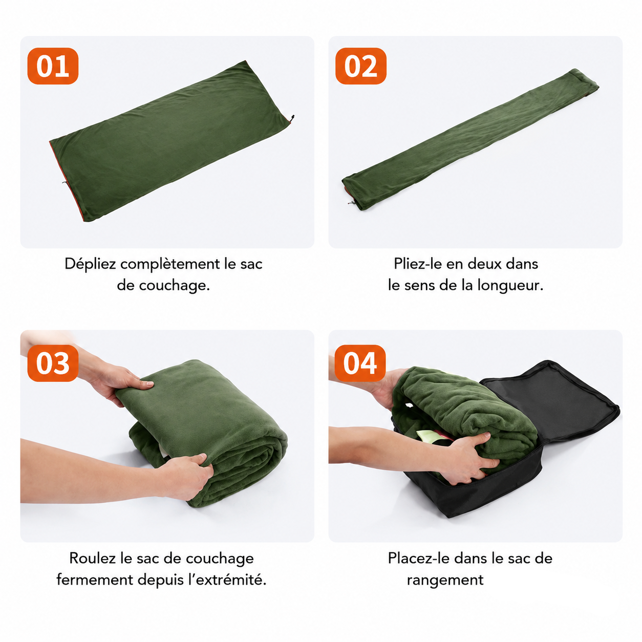 Sac de couchage polaire