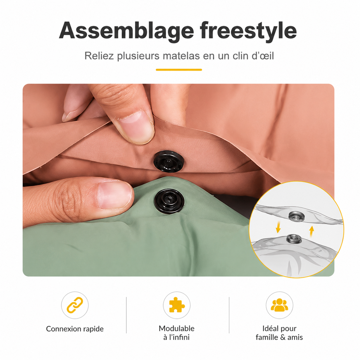 Matelas gonflable confortable