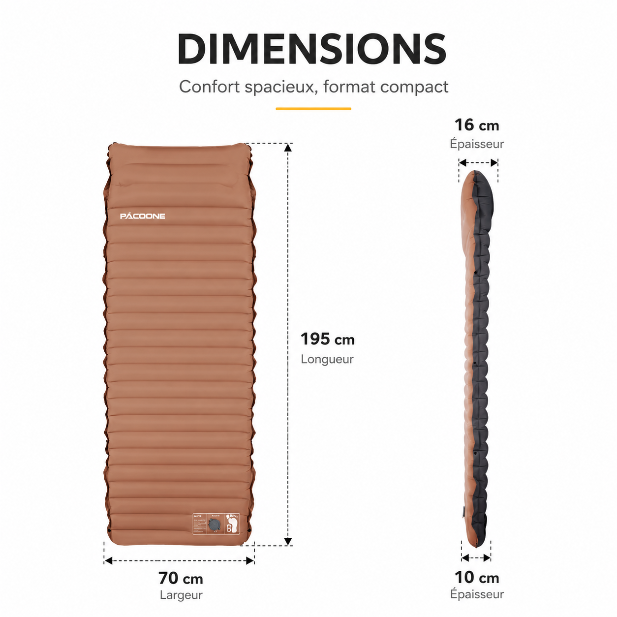 Matelas gonflable confortable