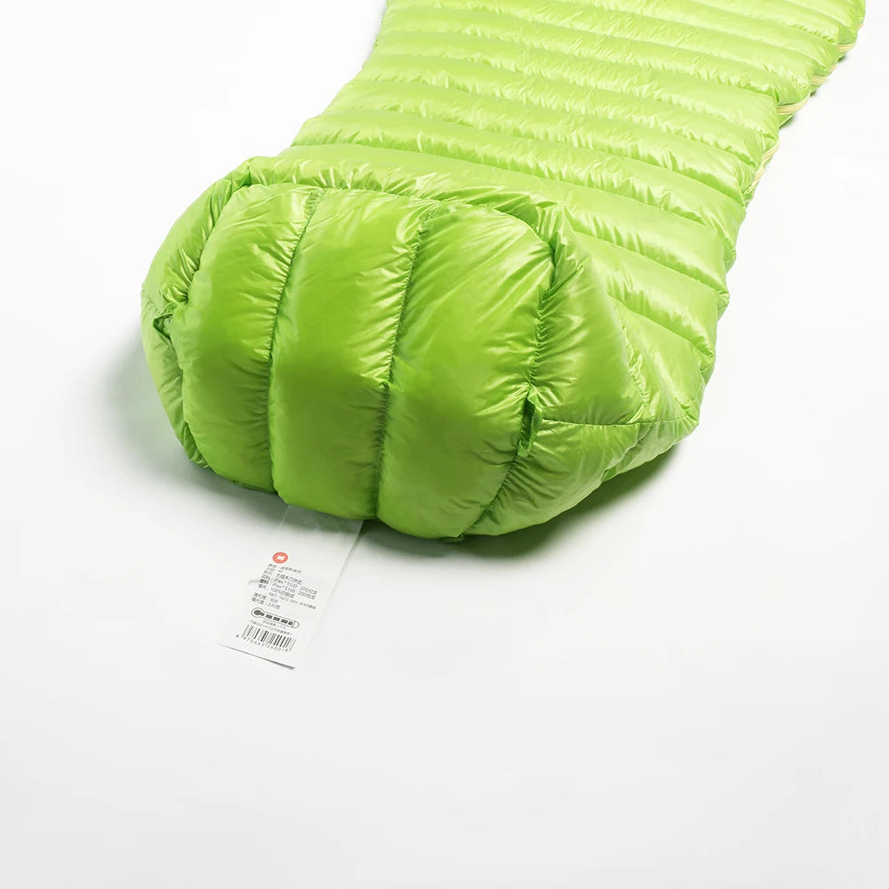 Sac de couchage en duvet
