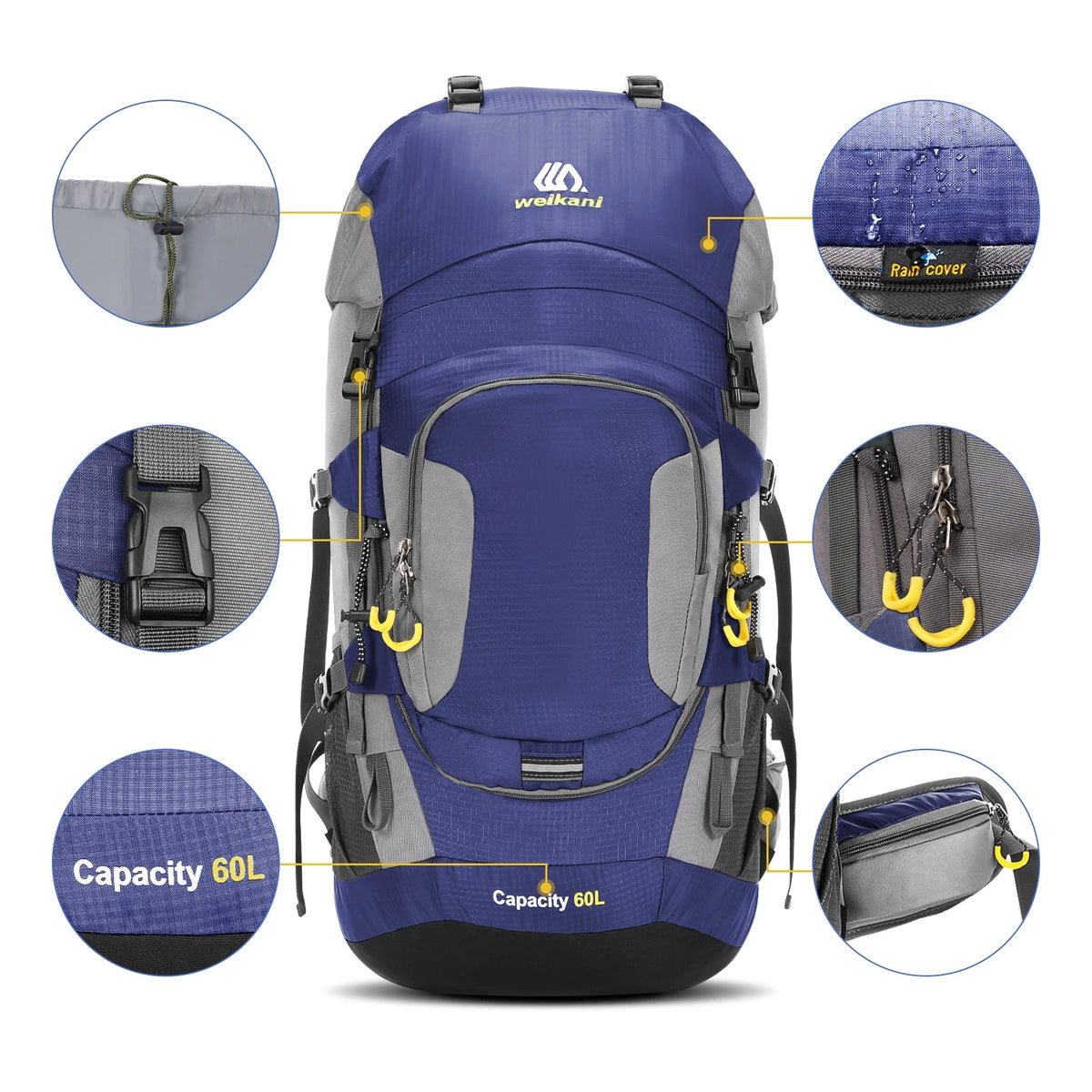 Sac randonnée 60L
