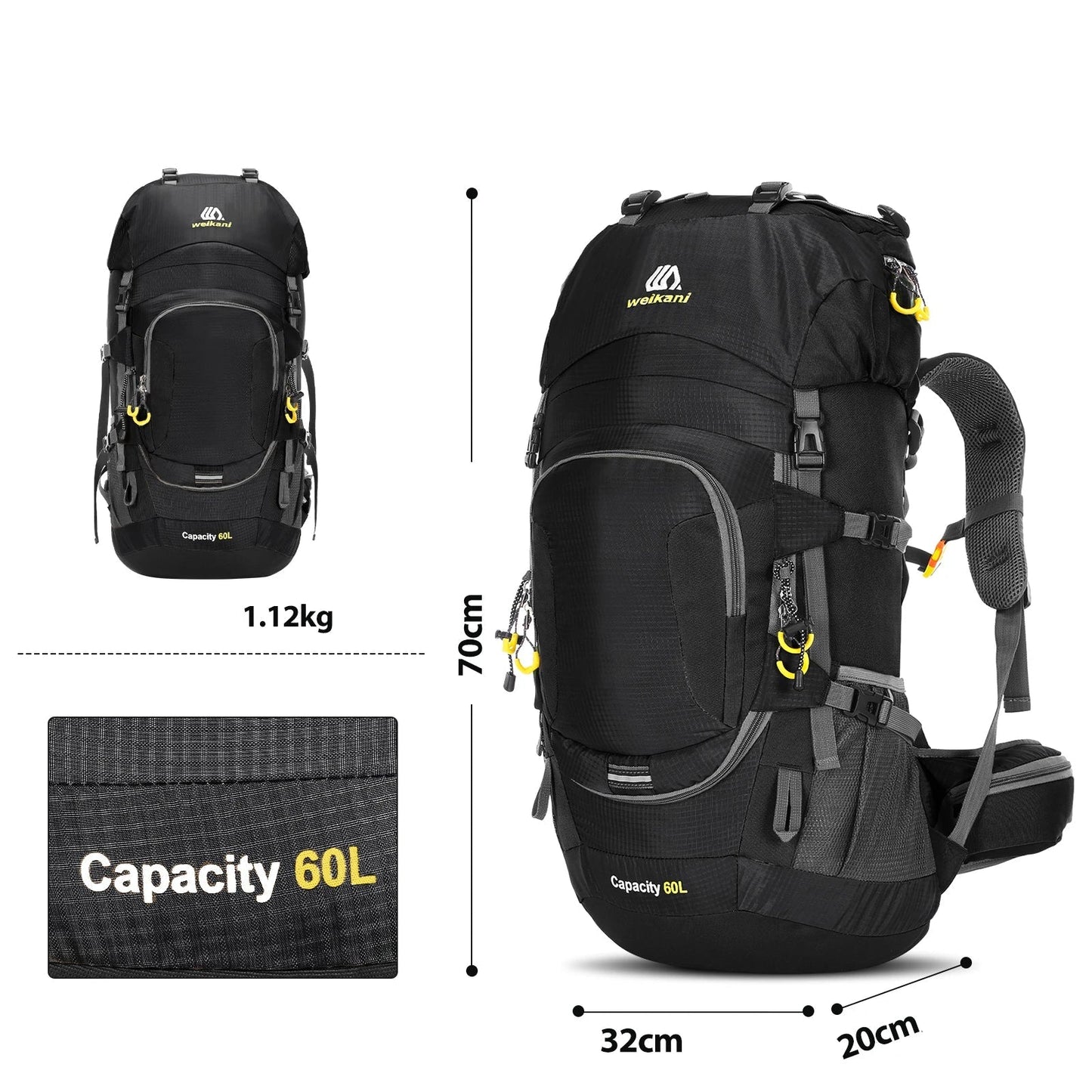 Sac randonnée 60L