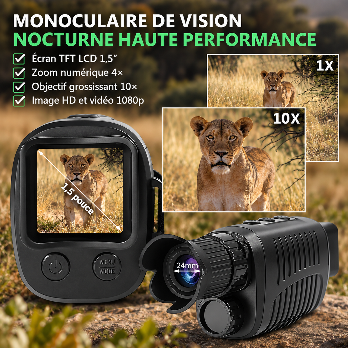Monoculaire Vision Nocturne