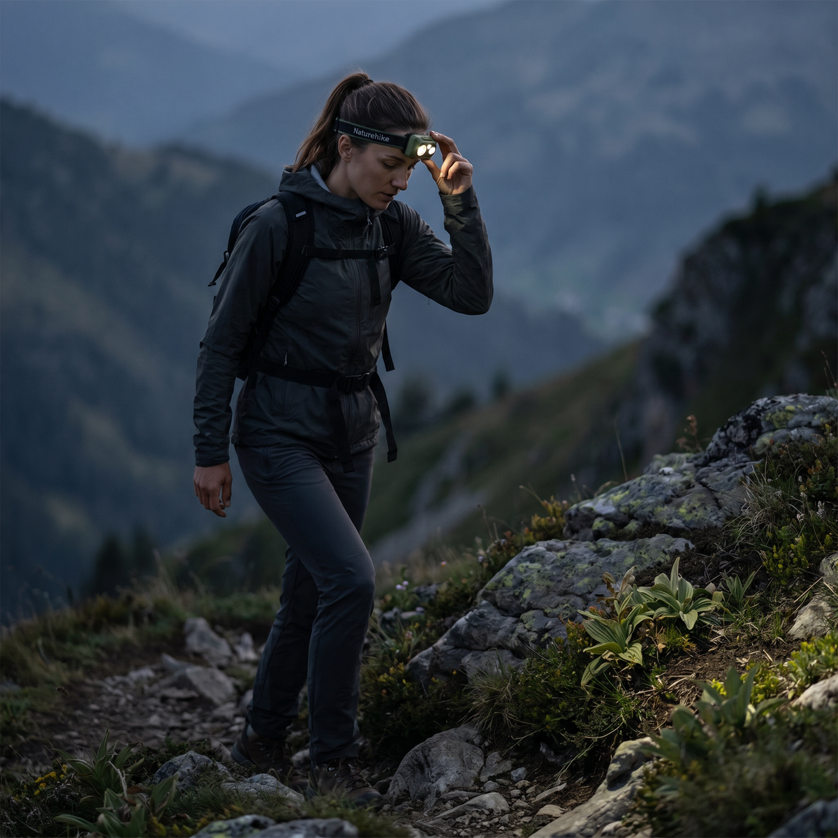 Lampe frontale pour le trail