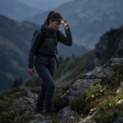 Lampe frontale pour le trail