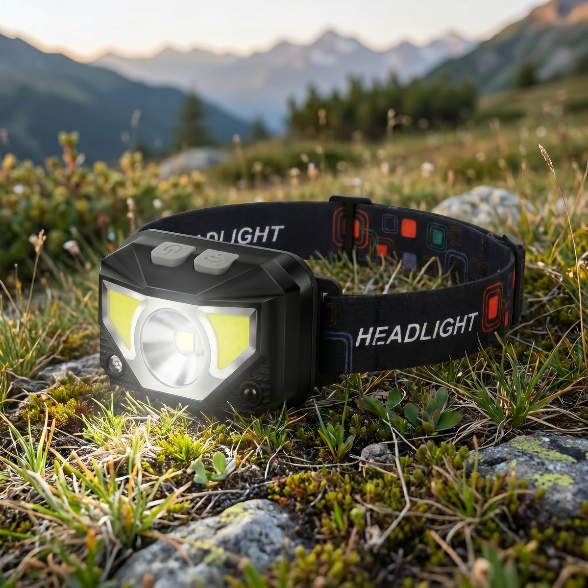 Puissante lampe frontale