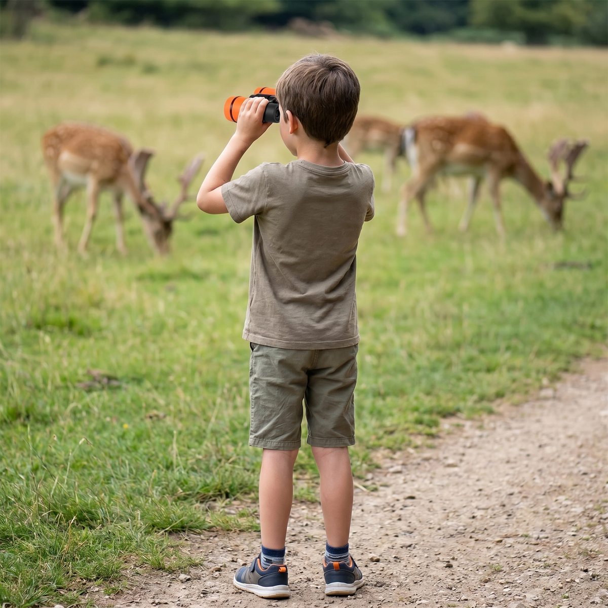 Paire de jumelles enfants