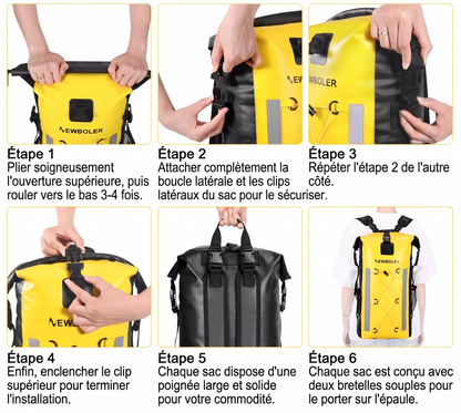 Sac à dos imperméable homme
