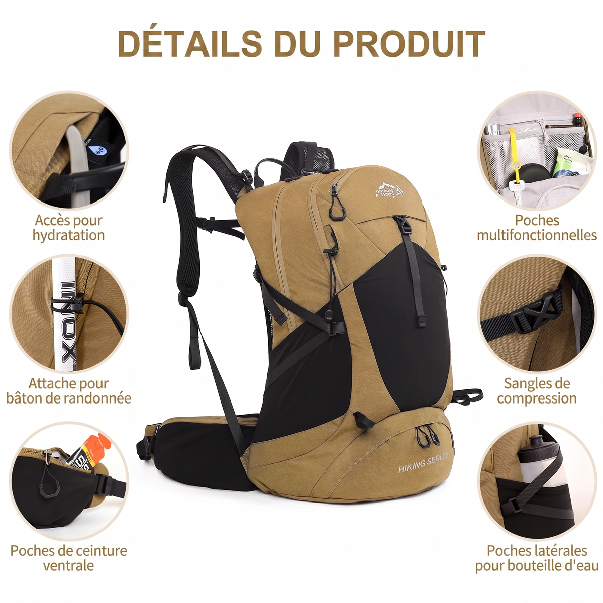 Sac randonnée 35L