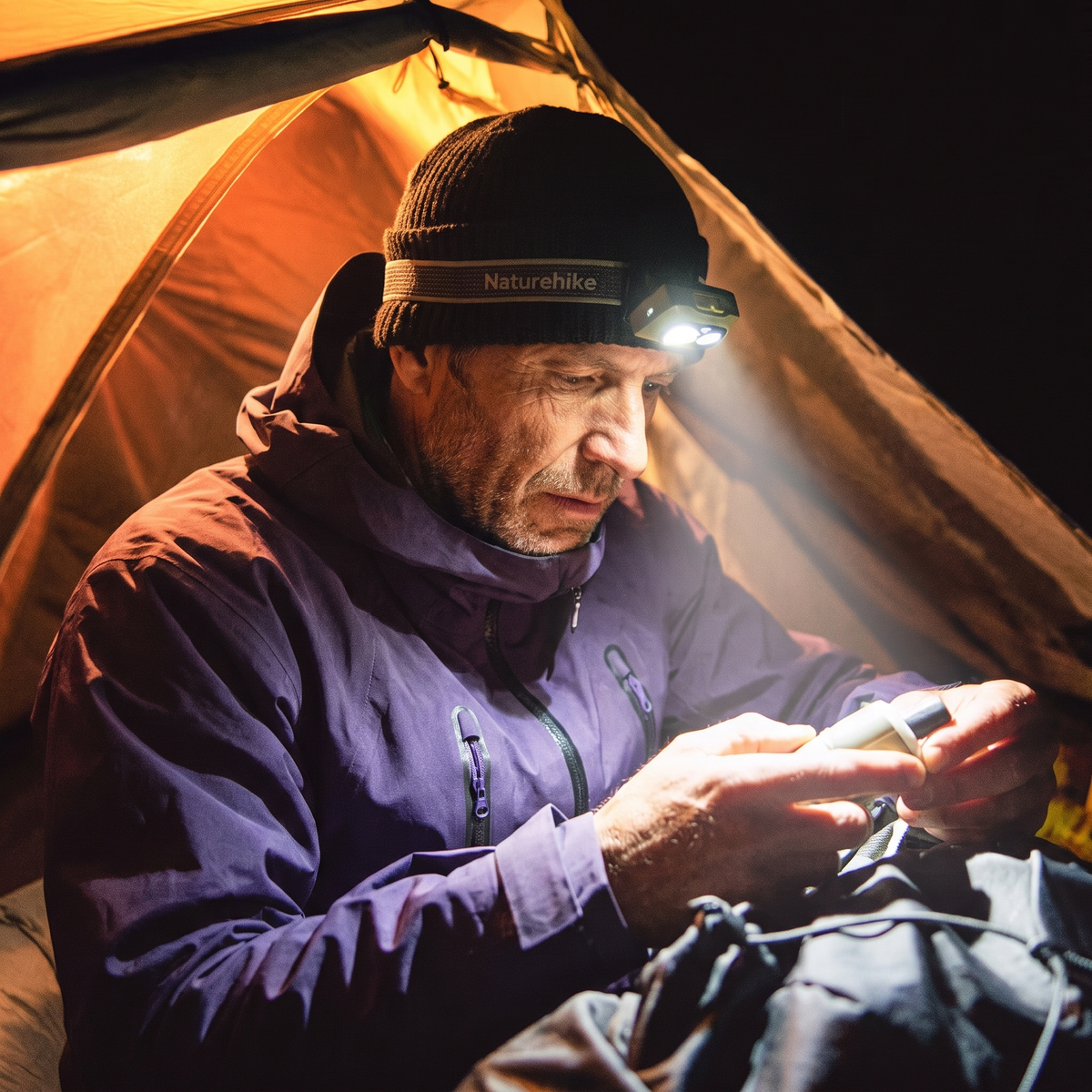 Lampe frontale pour le trail