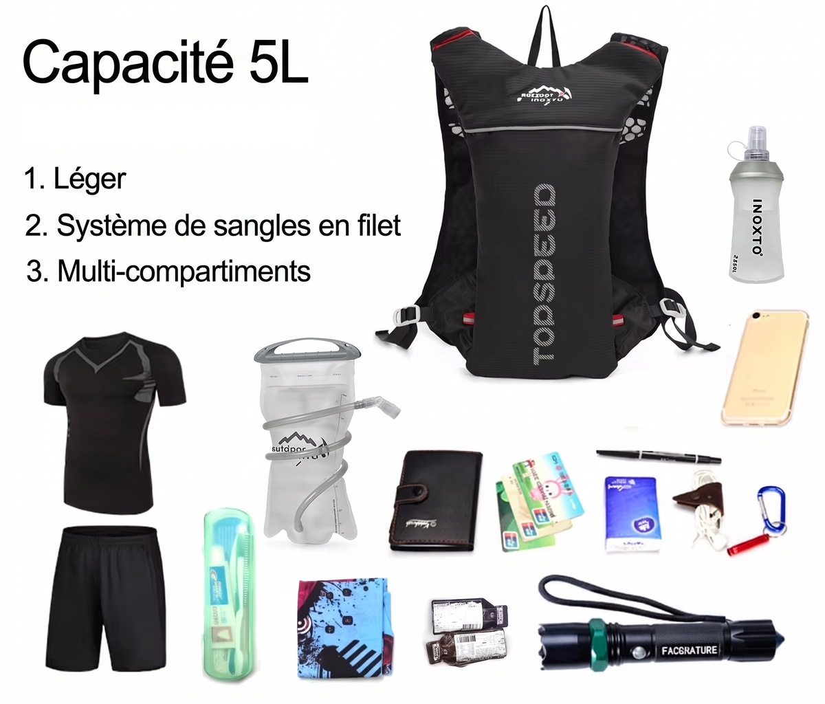 Sac à dos trail