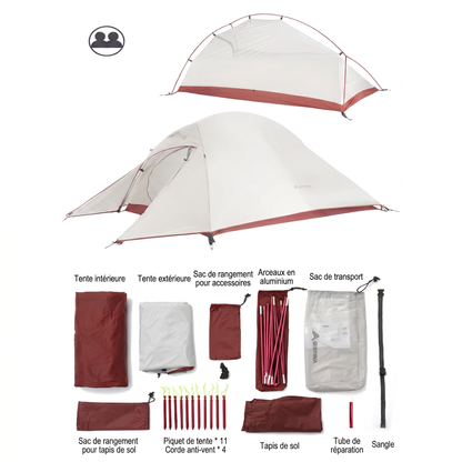 Tente de bivouac 2 places