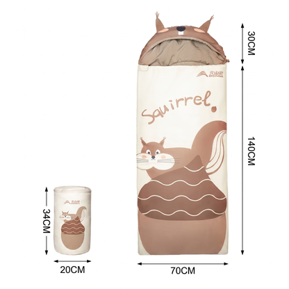 Sac de couchage animaux enfant