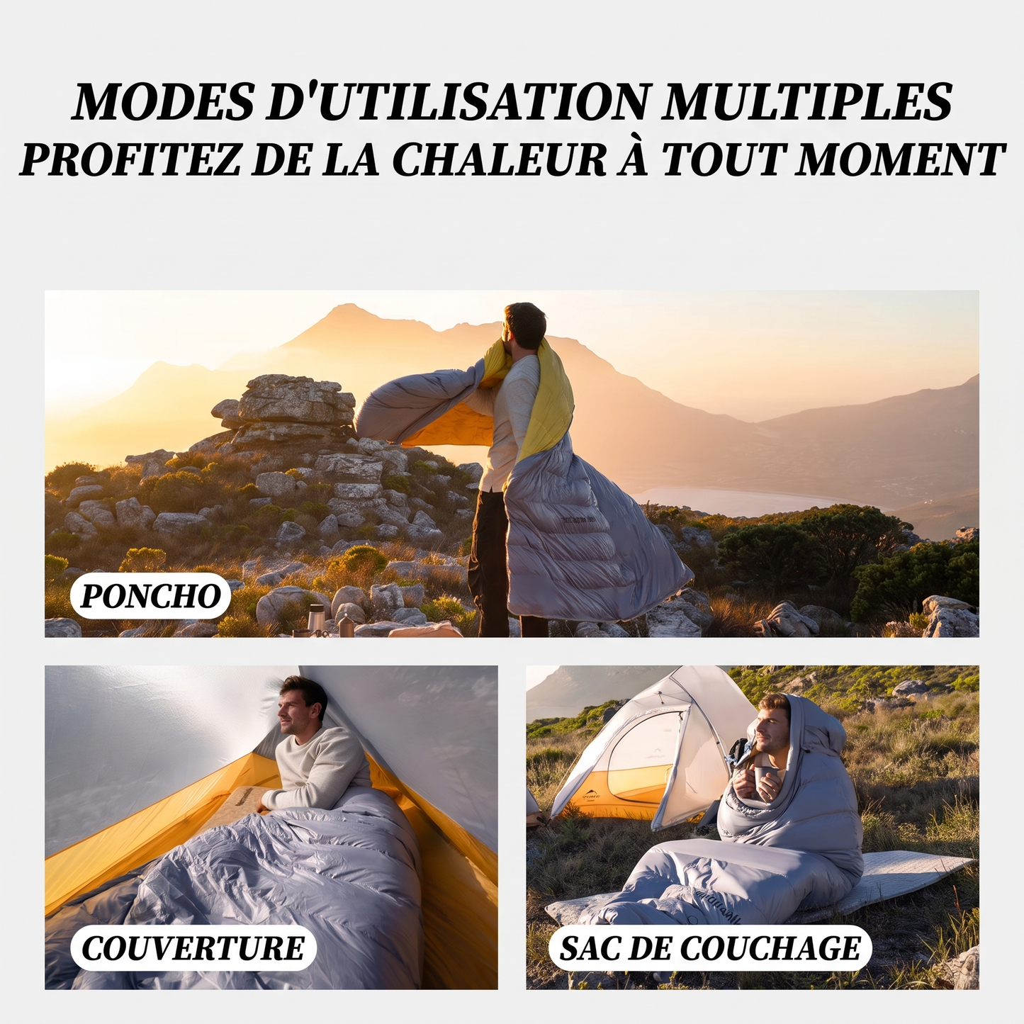 Sac de couchage duvet