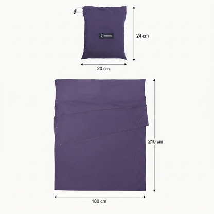 Drap pour sac de couchage double